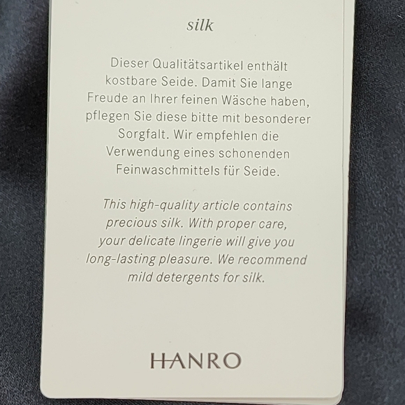 Hanro Women's Grand Central Silk Blend Spaghetti Top - XS - Picture 11 of 11